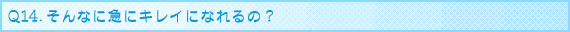 �u���C�_���G�X�eQ&A Q14.����Ȃɋ}�ɃL���C�ɂȂ��́H