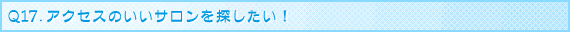 �u���C�_���G�X�eQ&A Q17.�A�N�Z�X�̂����T������T�������I