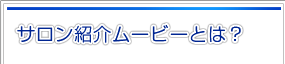 サロン紹介ムービーとは？
