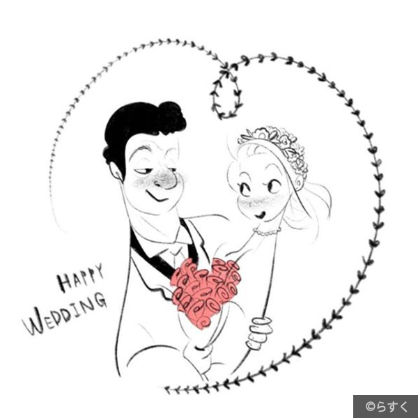 結婚式 イラスト 手書き 可愛い Khabarplanet Com